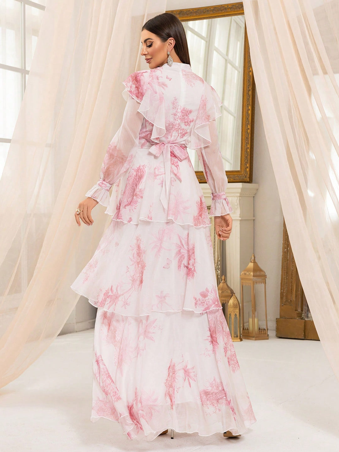 Rochie maxi SHEIN, mix culori