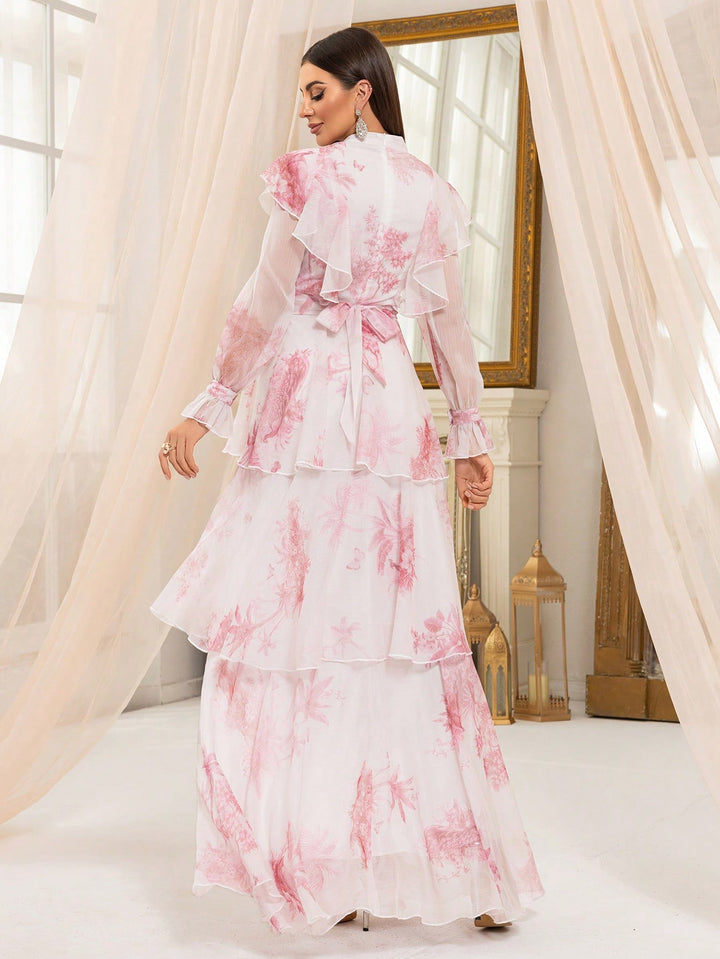 Rochie maxi SHEIN, mix culori