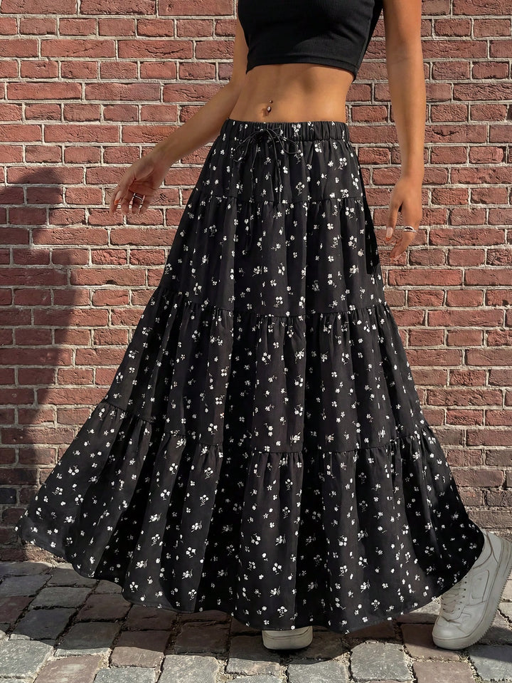 SHEIN maxi ruha, fekete