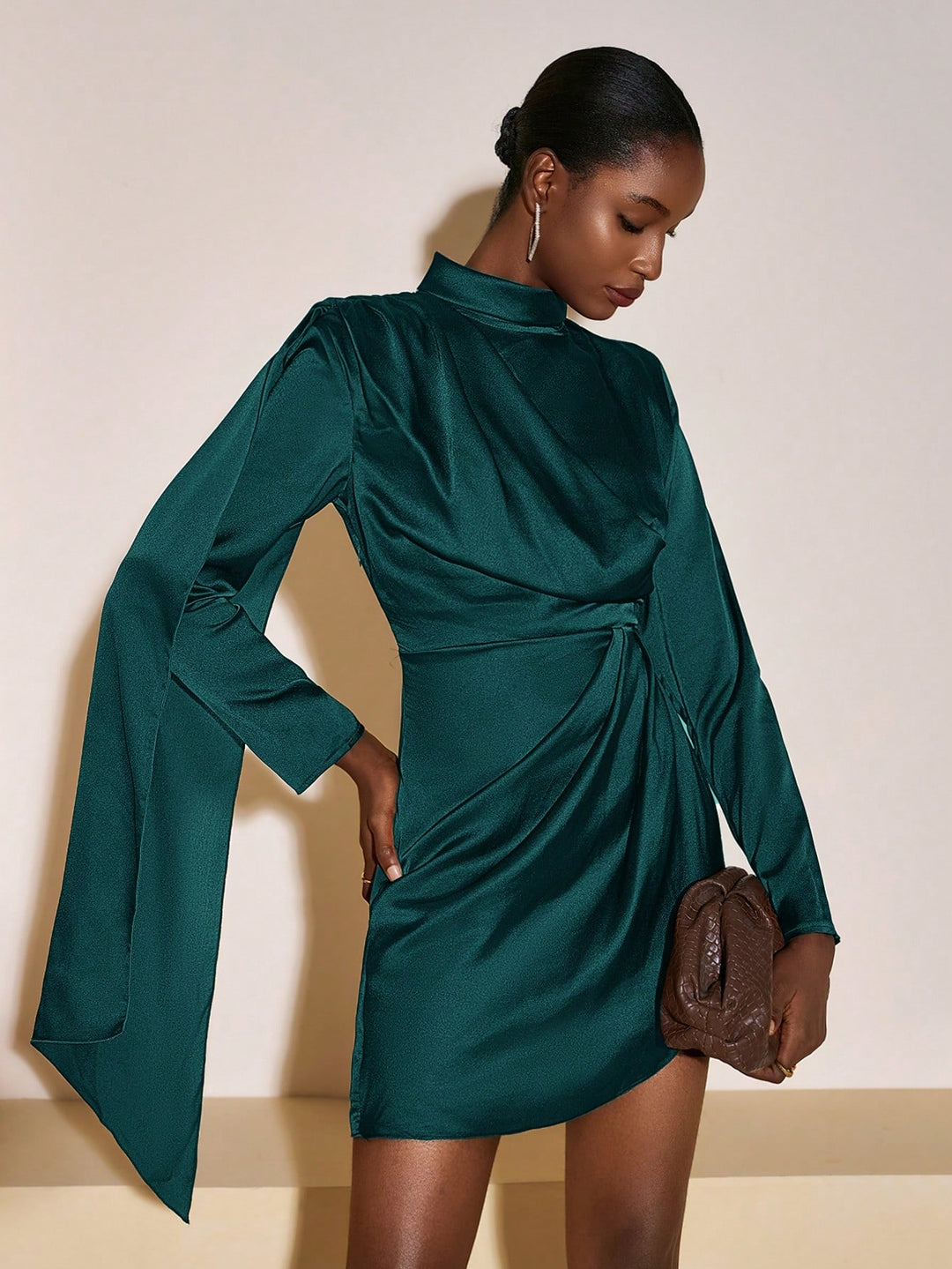 Rochie mini SHEIN, verde
