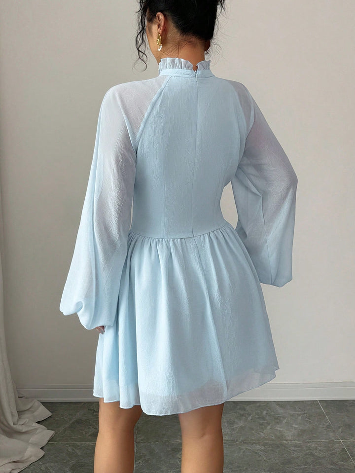 Rochie scurtă SHEIN, albastru