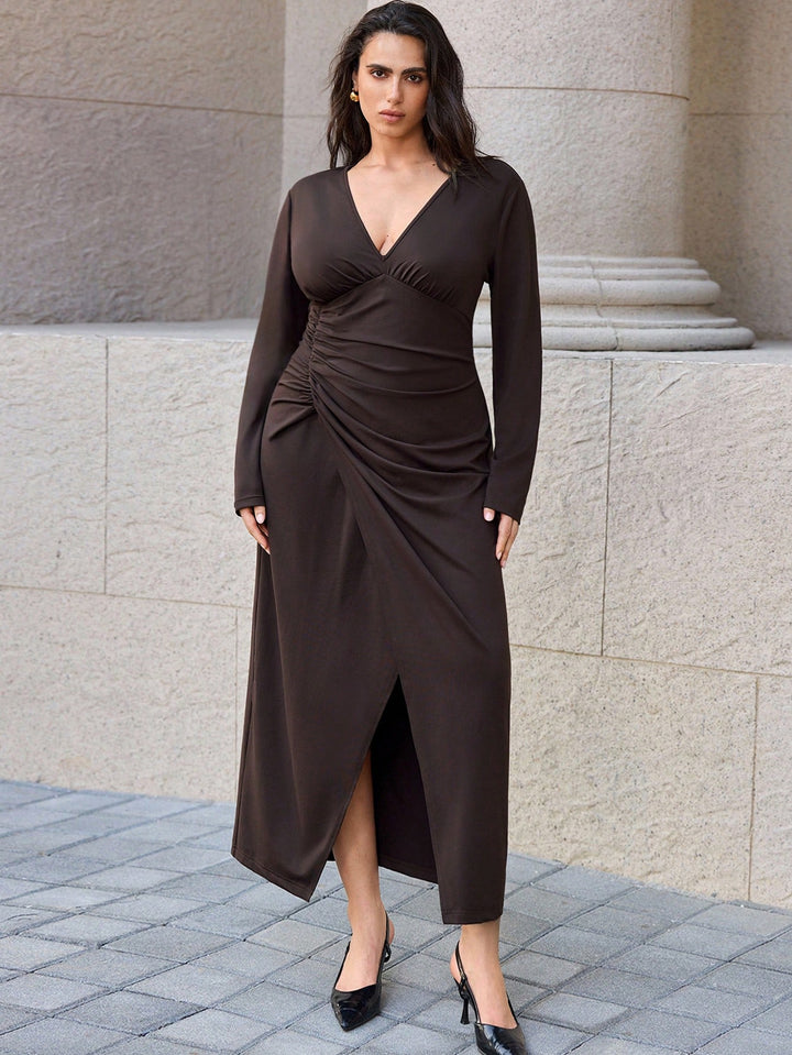 Rochie SHEIN, maro