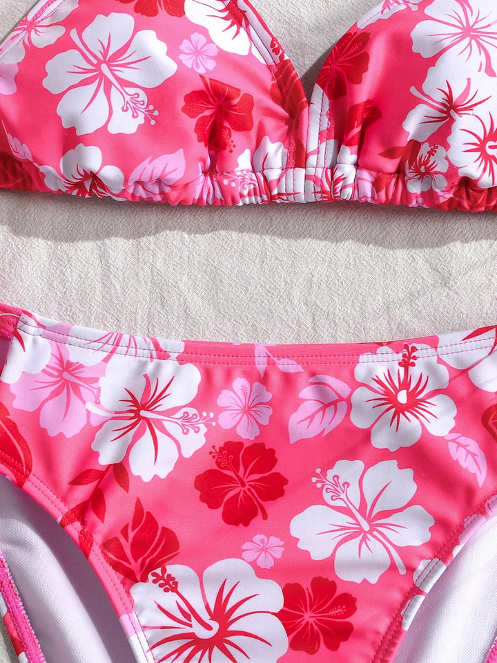 Set bikini SHEIN, roz