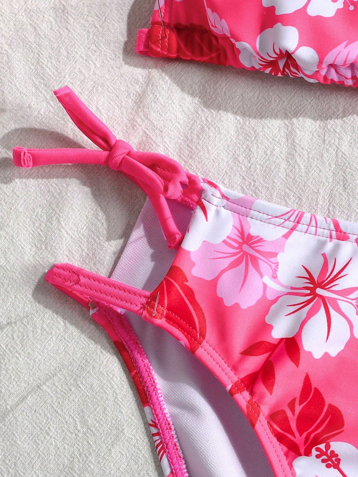Set bikini SHEIN, roz