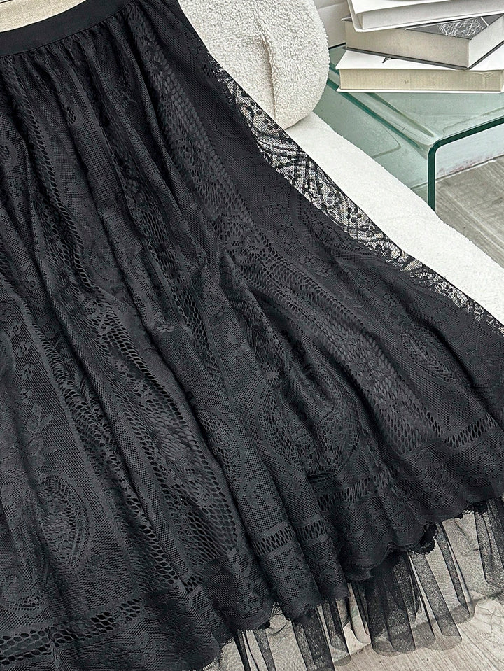 Fustă maxi SHEIN, negru