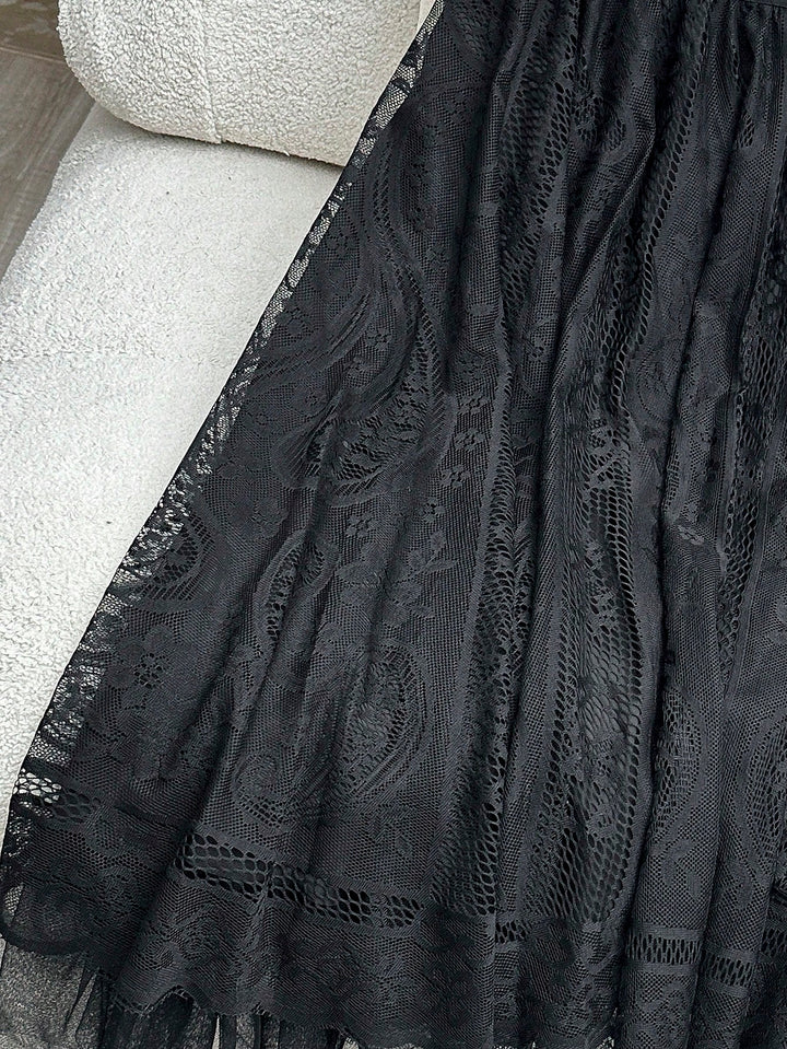 Fustă maxi SHEIN, negru