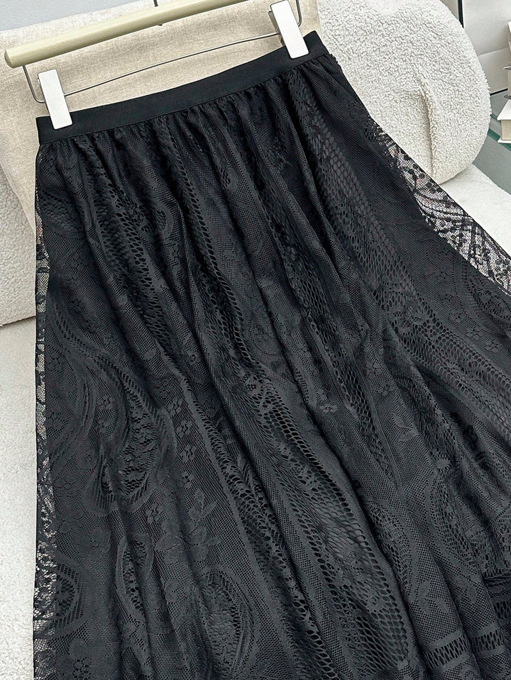 Fustă maxi SHEIN, negru