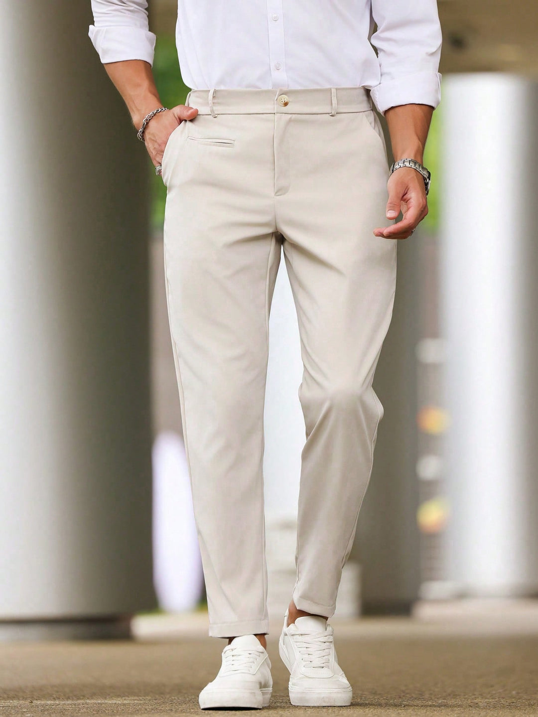 Pantaloni SHEIN, bej