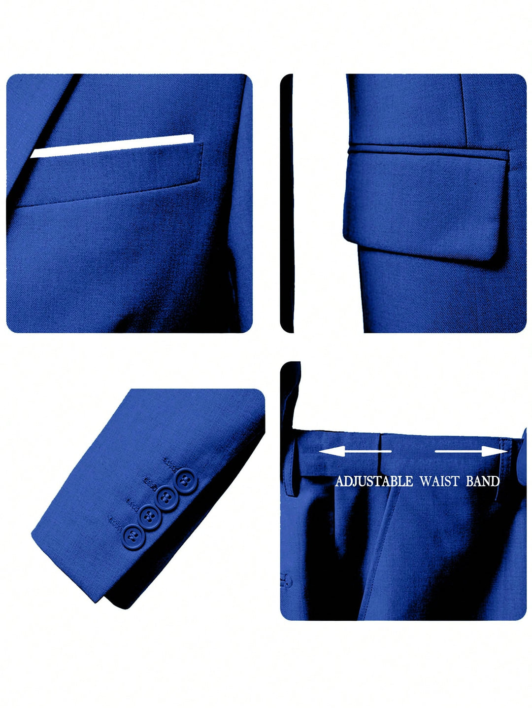Costum SHEIN, albastru