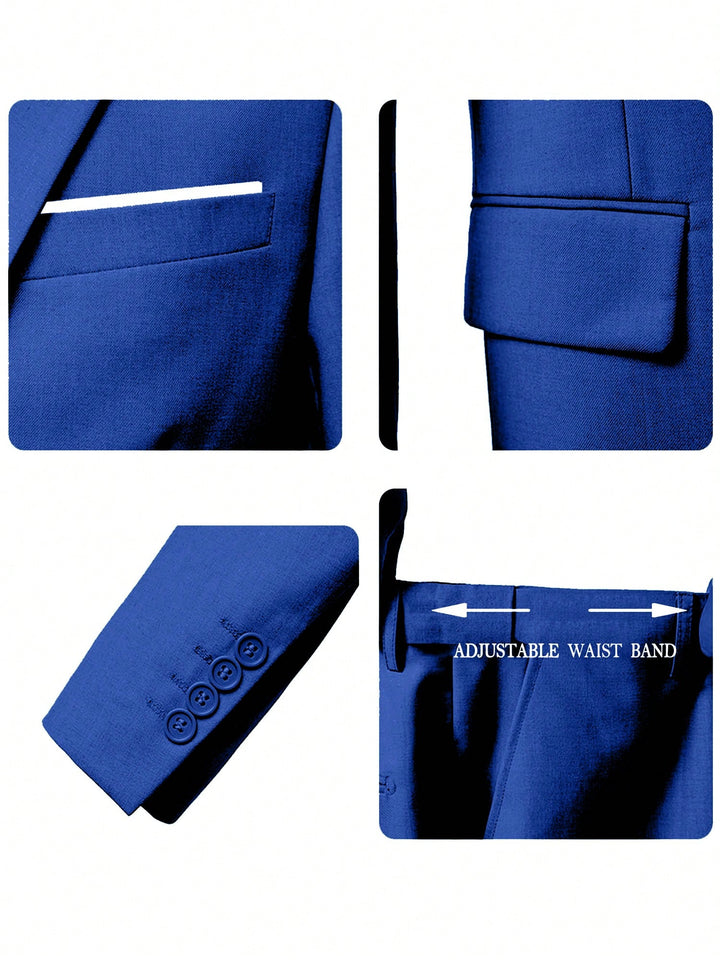 Costum SHEIN, albastru