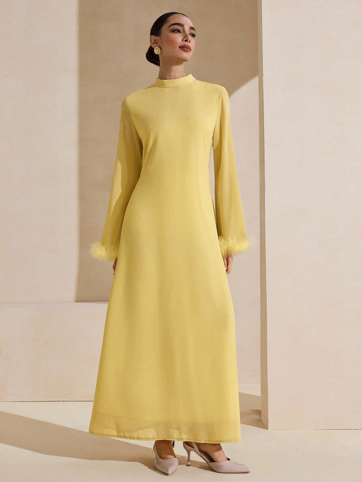 Rochie maxi SHEIN, galben