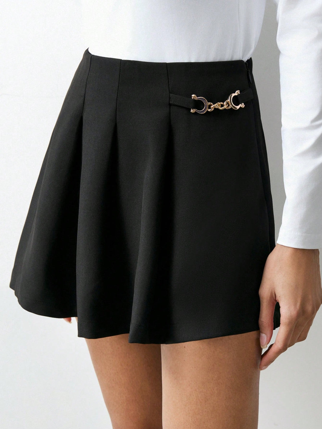 Pantaloni scurți SHEIN, negru