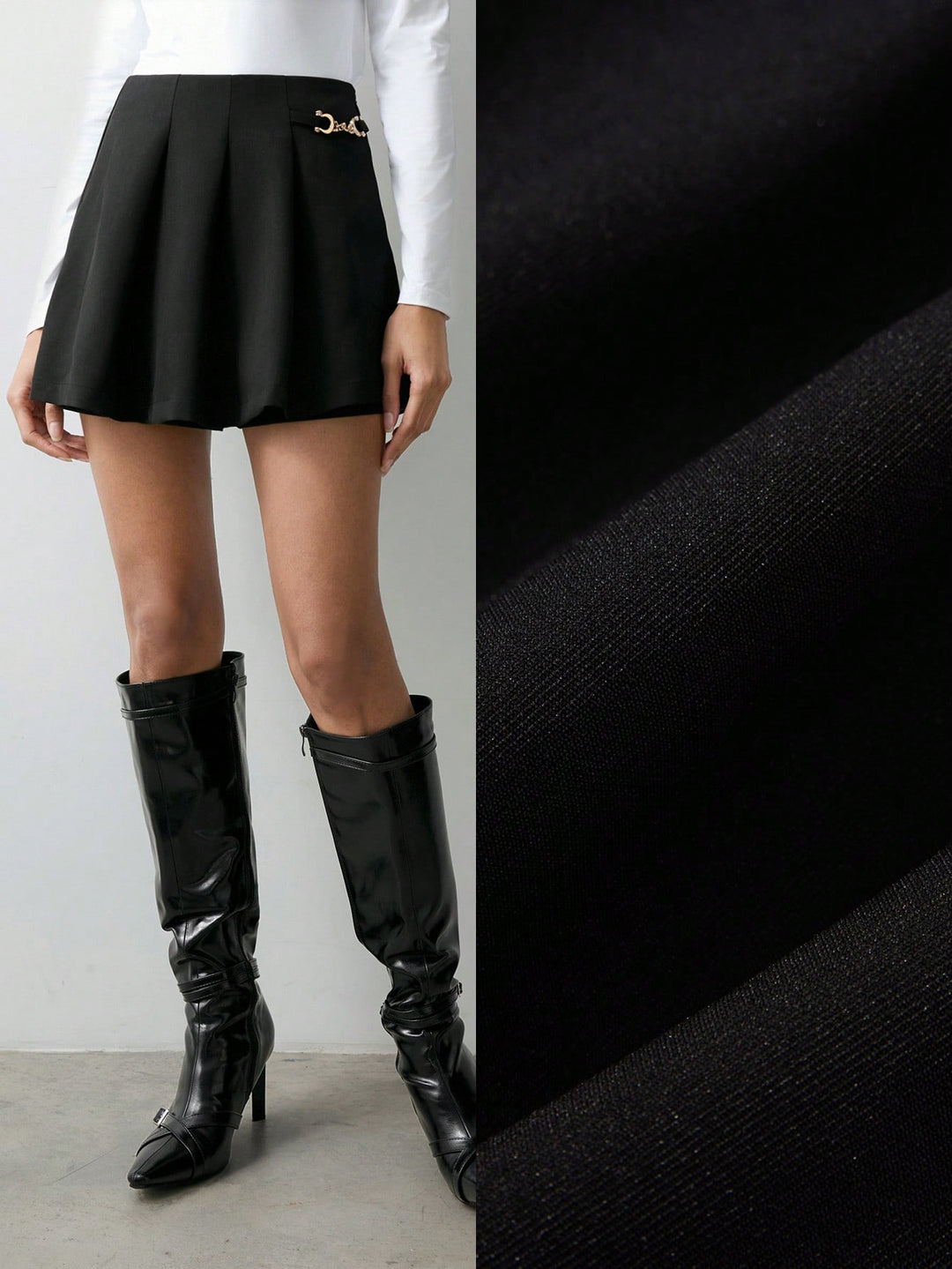 Pantaloni scurți SHEIN, negru