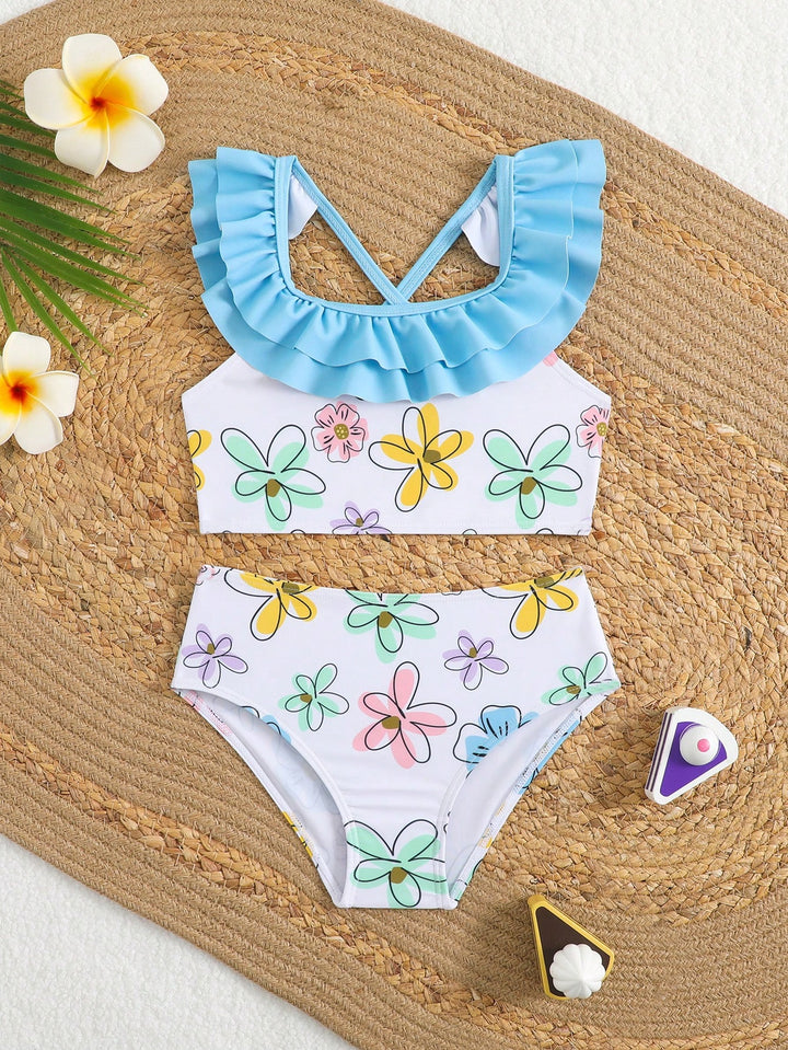 Costum de baie SHEIN, mix culori