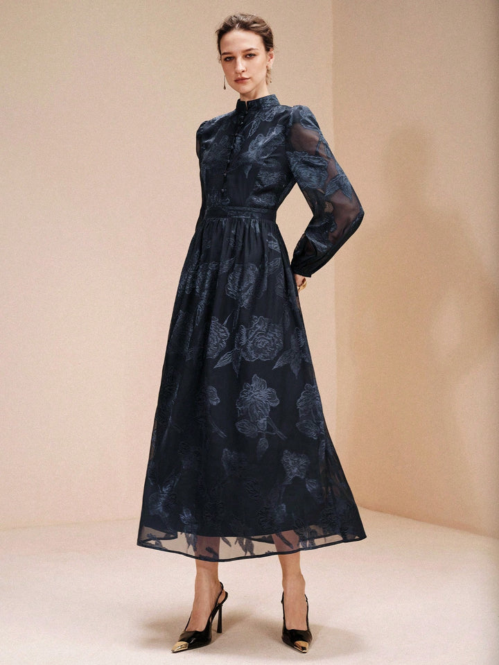 SHEIN maxi ruha, kék