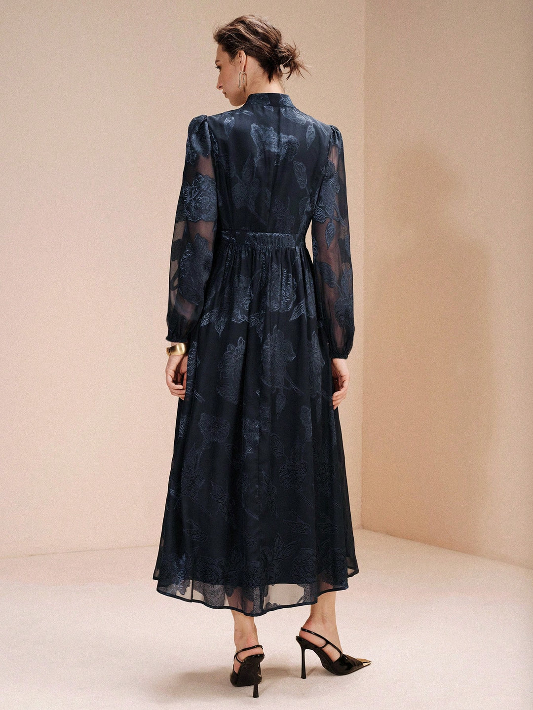 SHEIN maxi ruha, kék