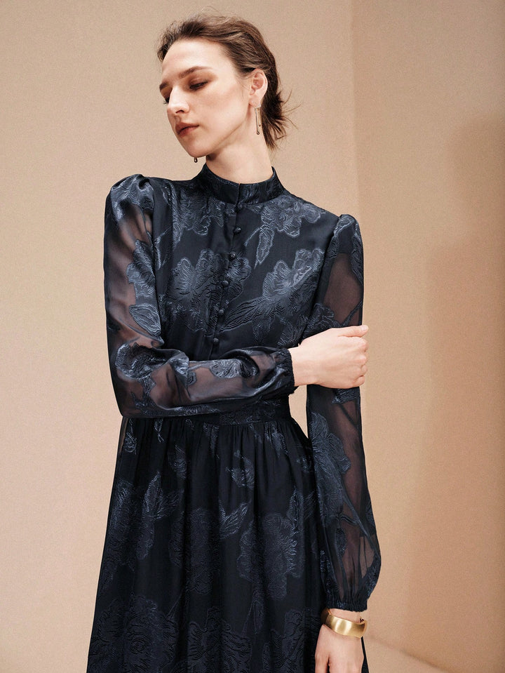 SHEIN maxi ruha, kék