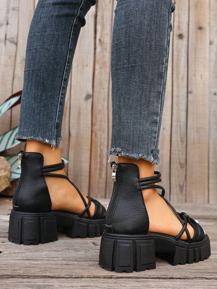 Sandale SHEIN, negru