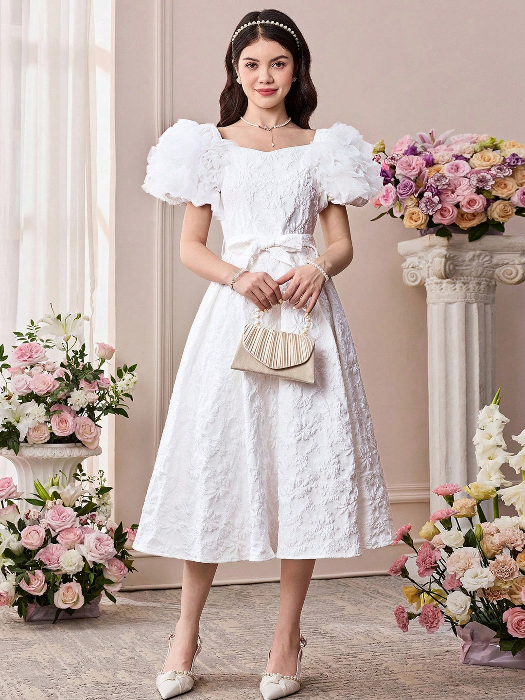Rochie SHEIN, alb