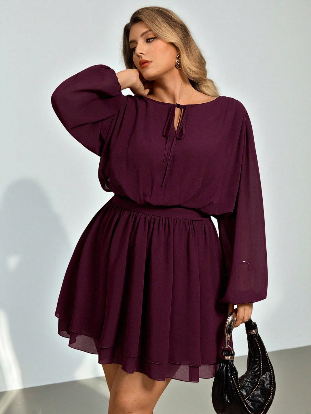 Rochie SHEIN, vișiniu