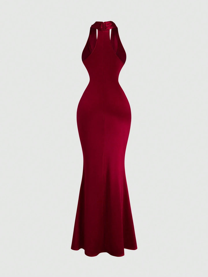 Rochie maxi SHEIN, roșu