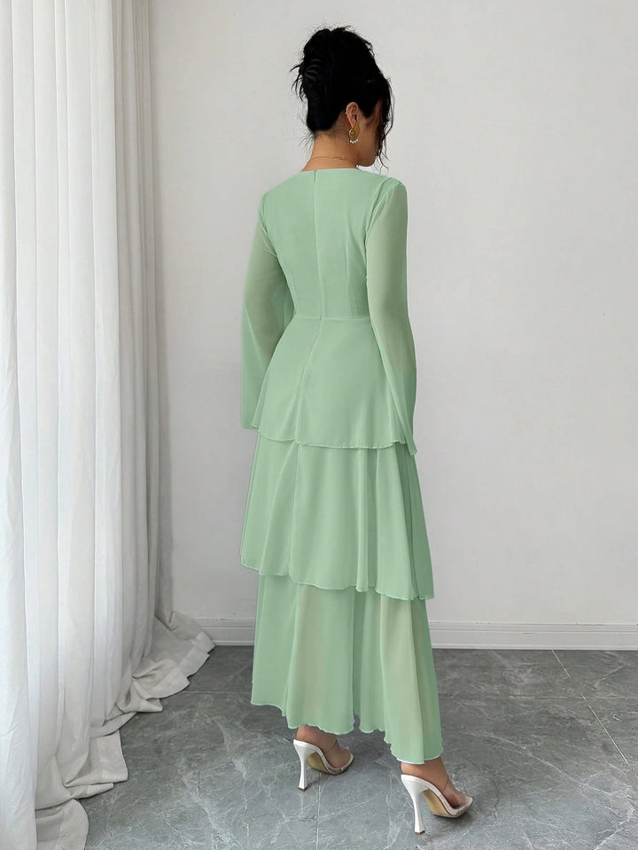 SHEIN maxi ruha, zöld