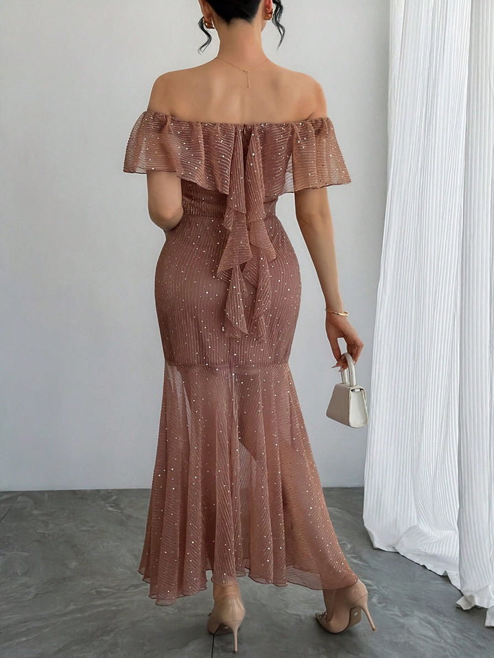 Rochie maxi SHEIN, roz