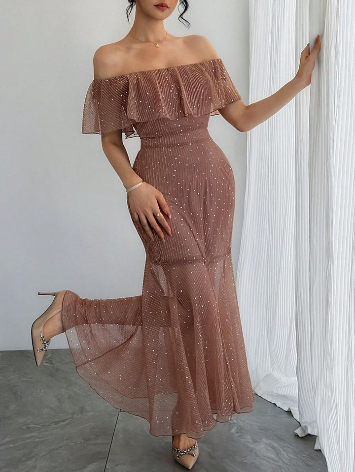 Rochie maxi SHEIN, roz