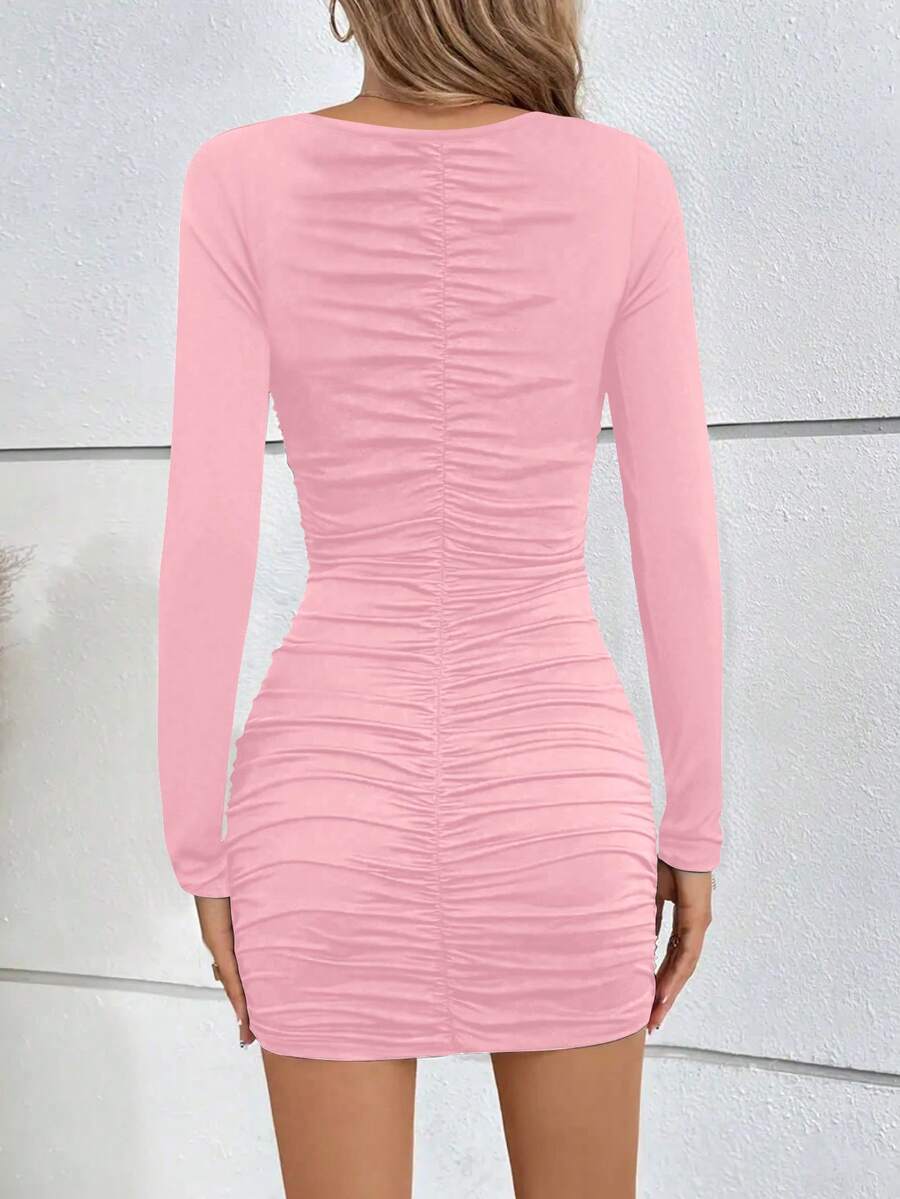 Rochie mini SHEIN, roz