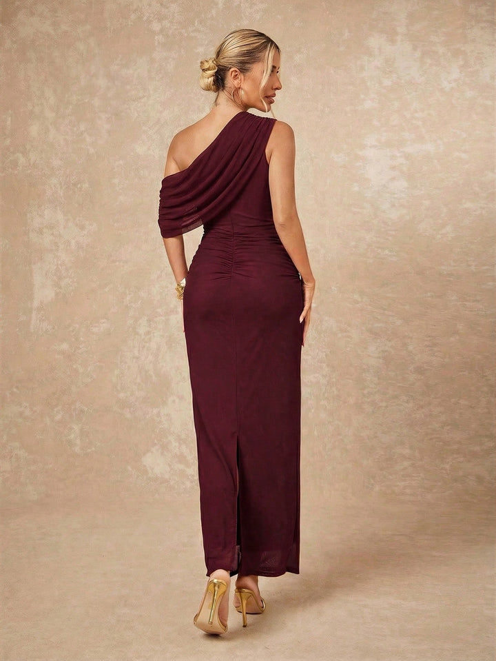 Rochie maxi SHEIN, vișiniu