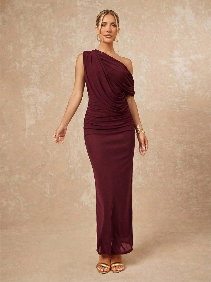 Rochie maxi SHEIN, vișiniu