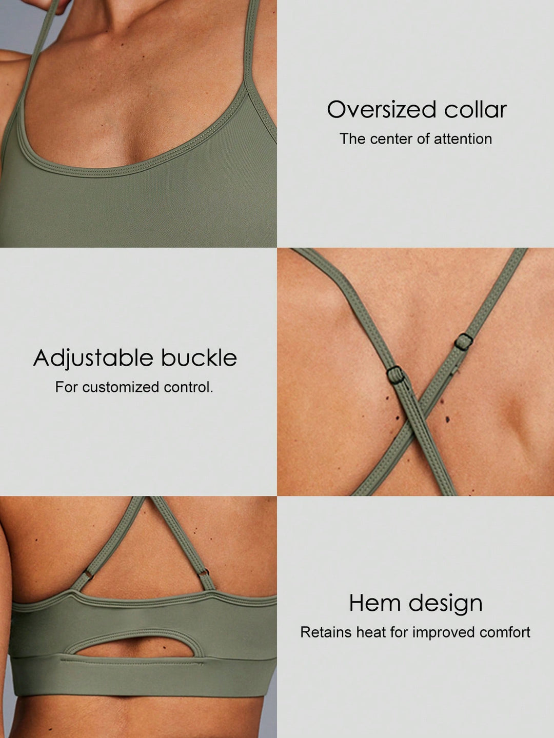SHEIN bustier, zöld