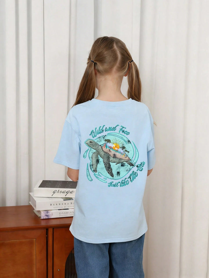 Tricou SHEIN, albastru