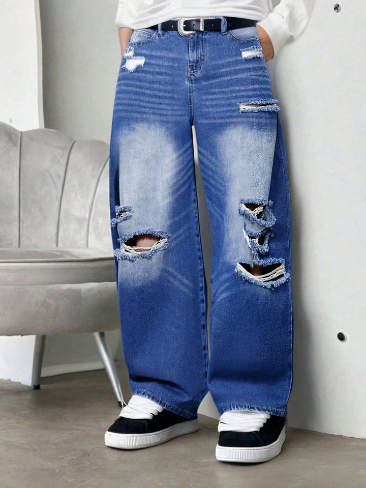 Jeans SHEIN, albastru