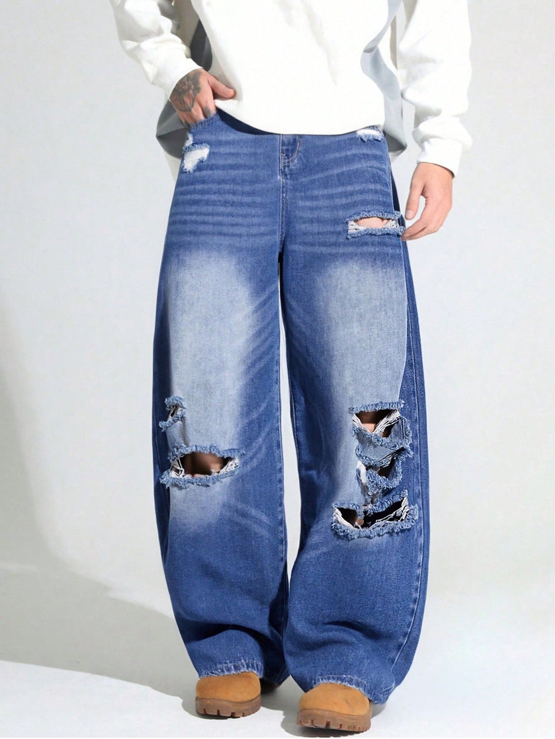 Jeans SHEIN, albastru