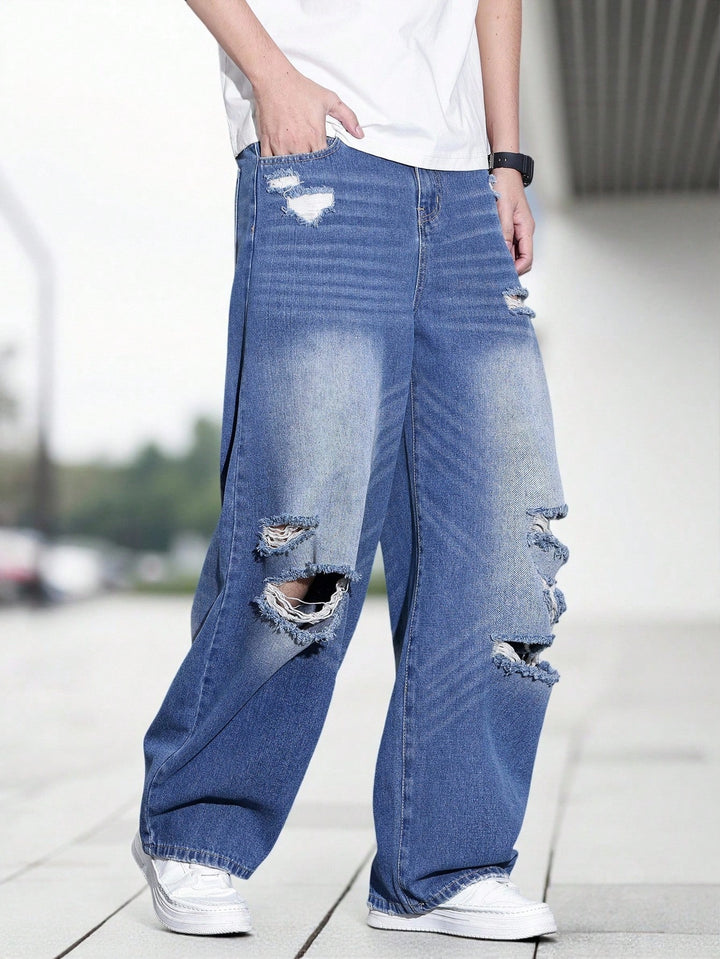 Jeans SHEIN, albastru