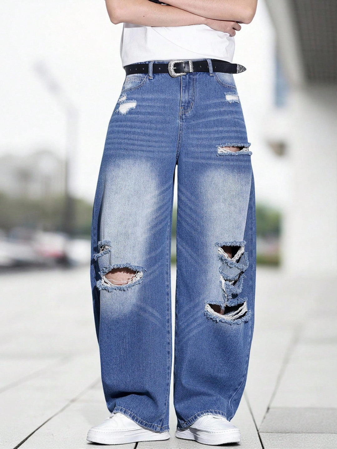 Jeans SHEIN, albastru