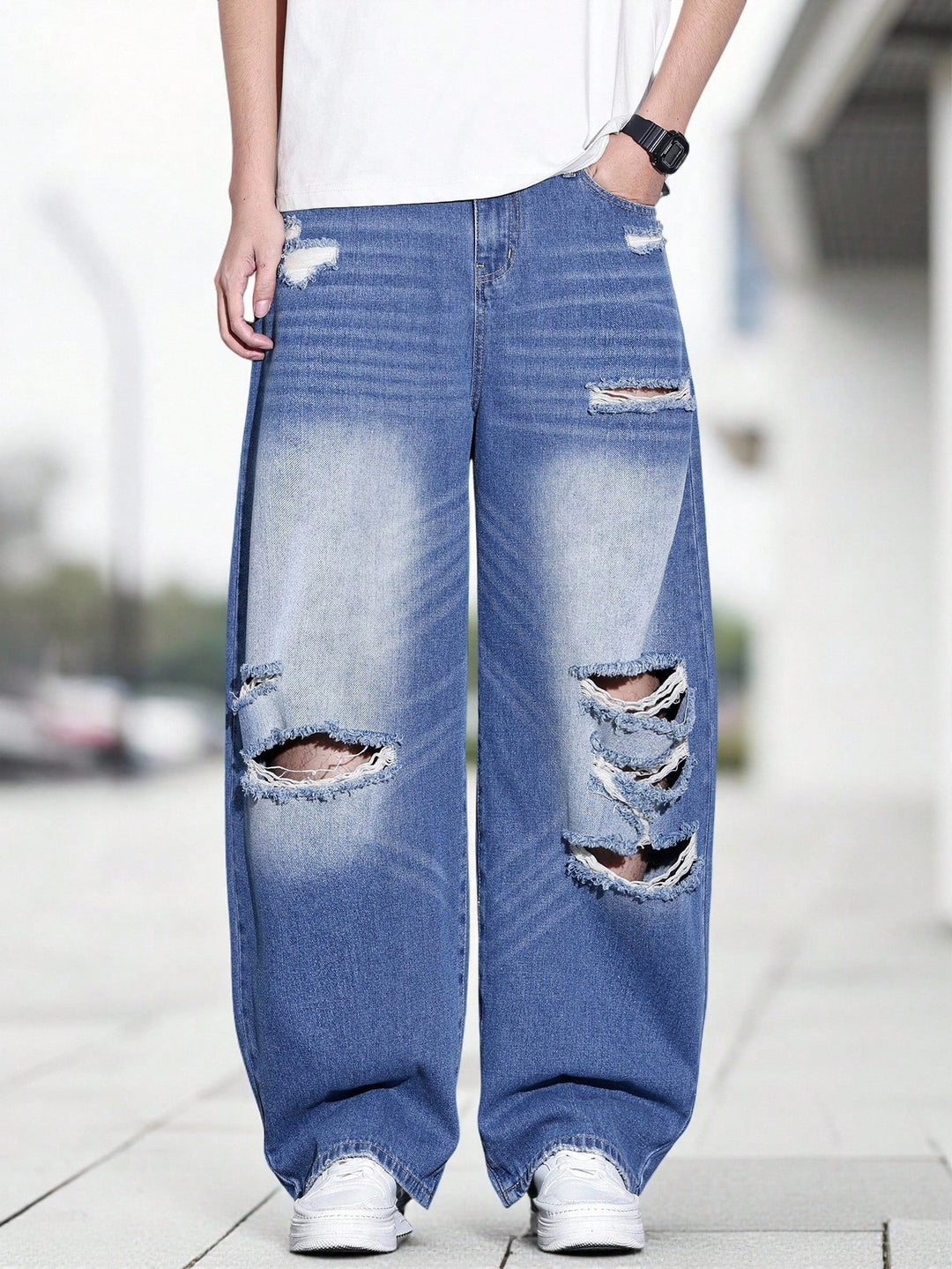 Jeans SHEIN, albastru