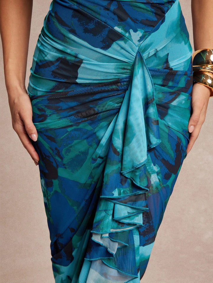 Rochie maxi SHEIN, mix culori