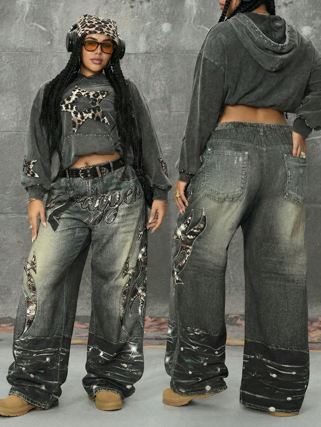 Jeans SHEIN, mix culori