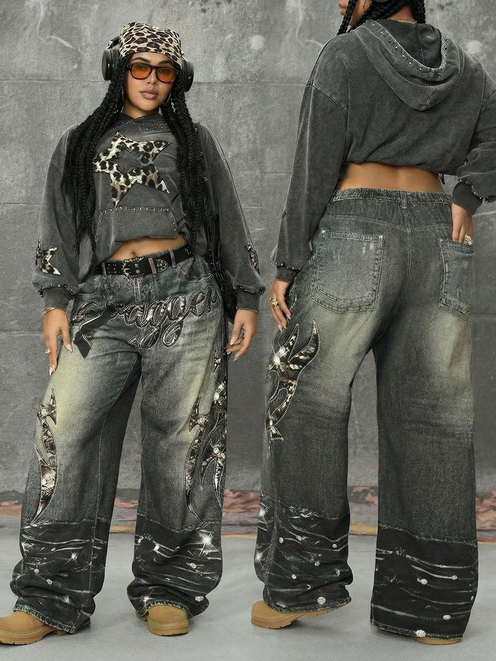Jeans SHEIN, mix culori