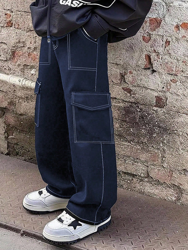 Pantaloni SHEIN, albastru