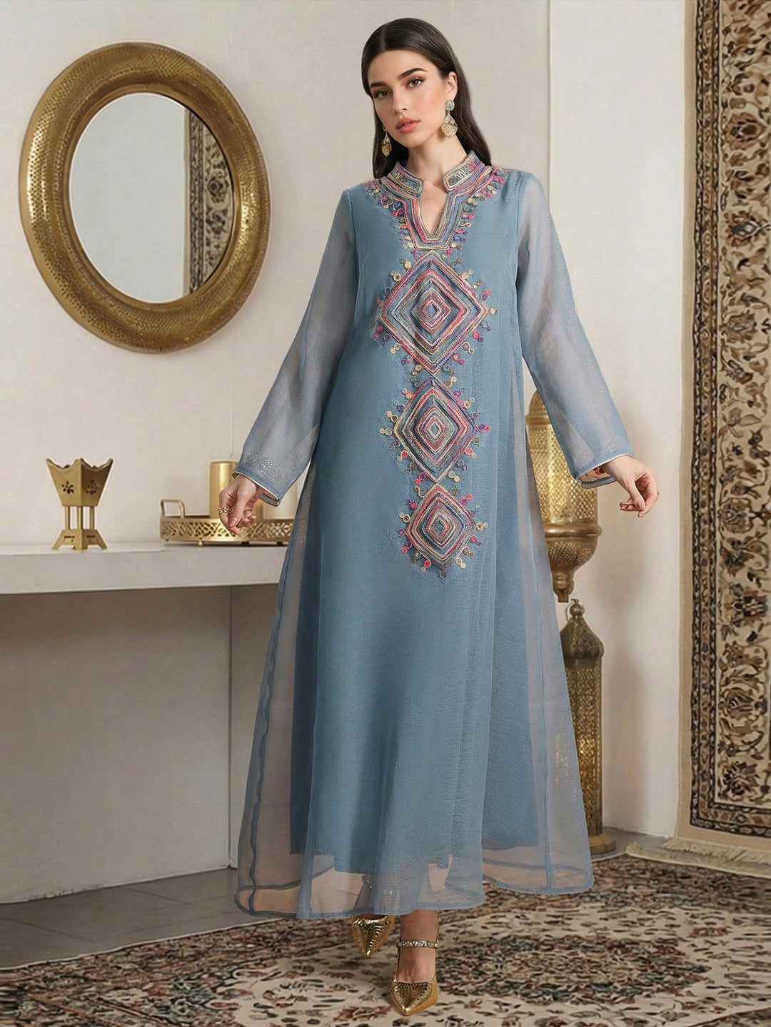 SHEIN ruha, türkizkék