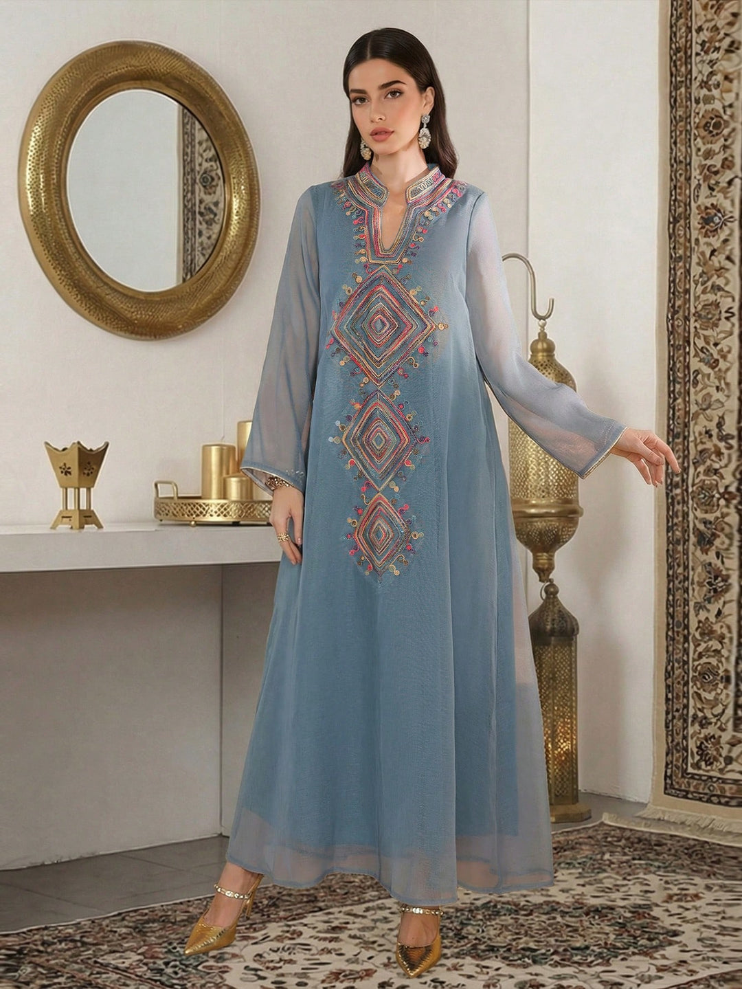 SHEIN ruha, türkizkék