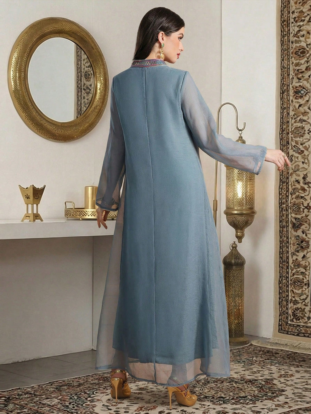 SHEIN ruha, türkizkék