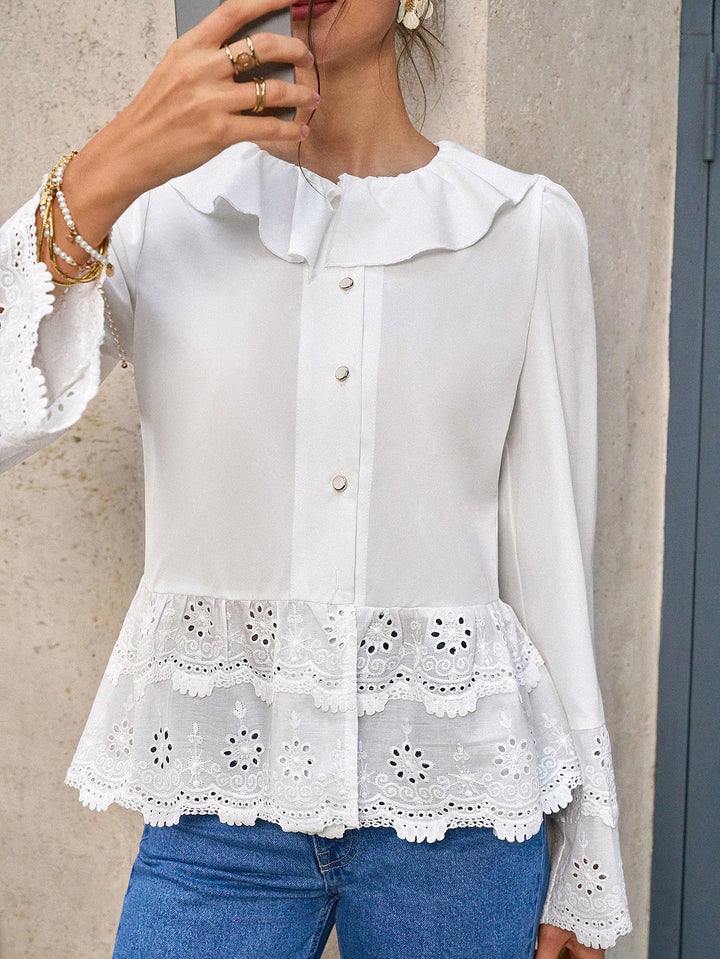 Top SHEIN, alb