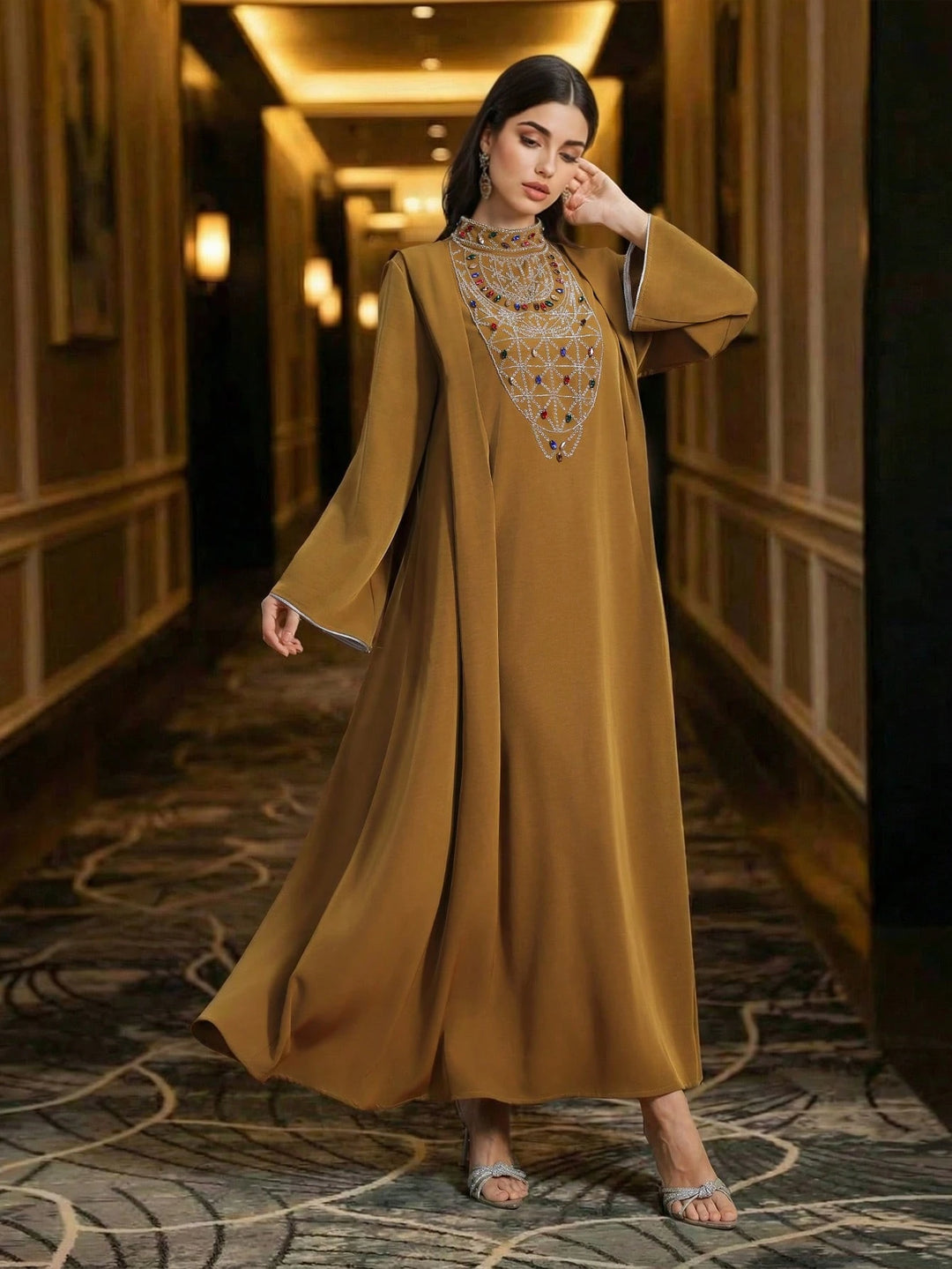 Maxiruha SHEIN, khaki