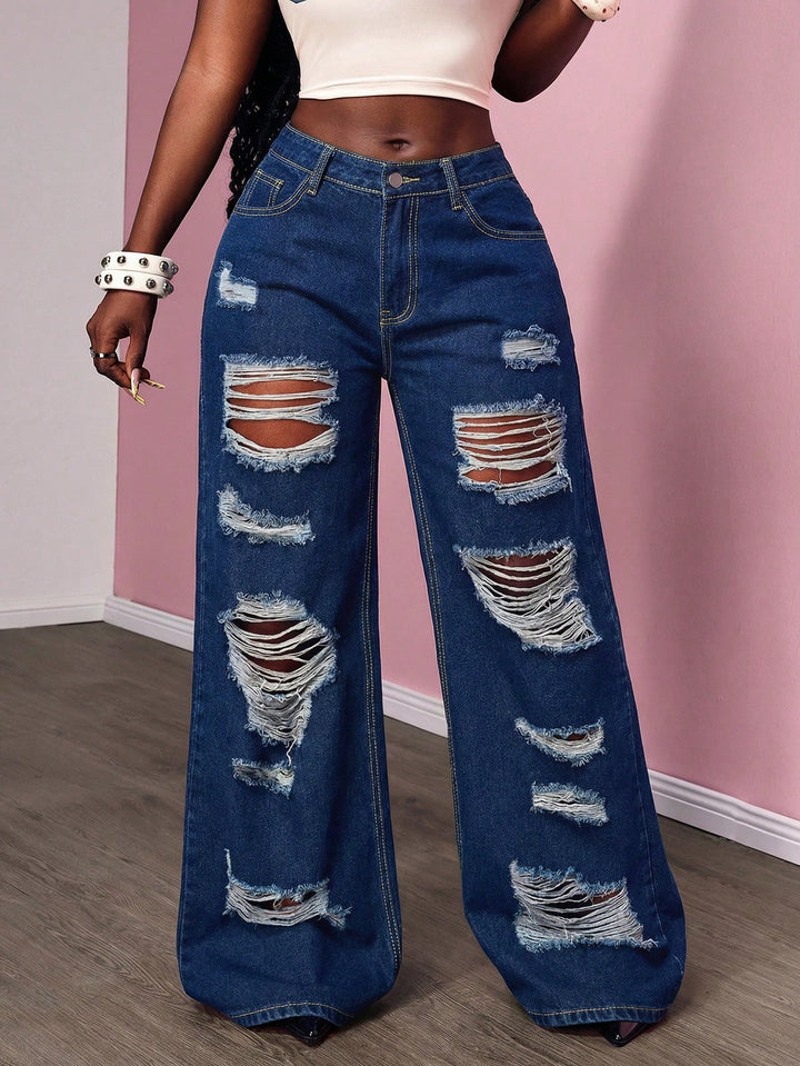 Jeans SHEIN, albastru