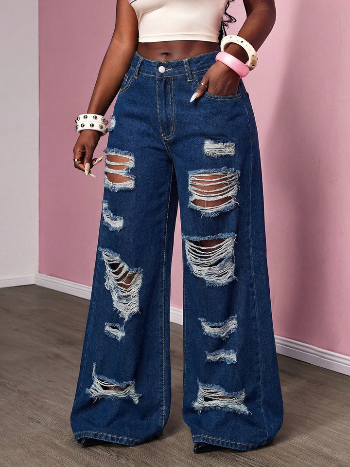 Jeans SHEIN, albastru