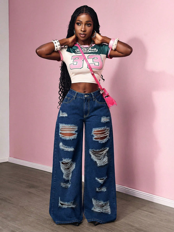 Jeans SHEIN, albastru